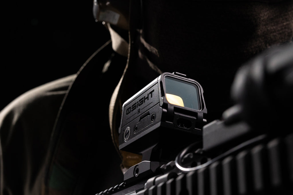 Olight OSIGHT R detailed low-light studio close-up