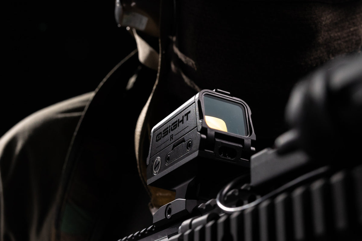 Olight OSIGHT R detailed low-light studio close-up