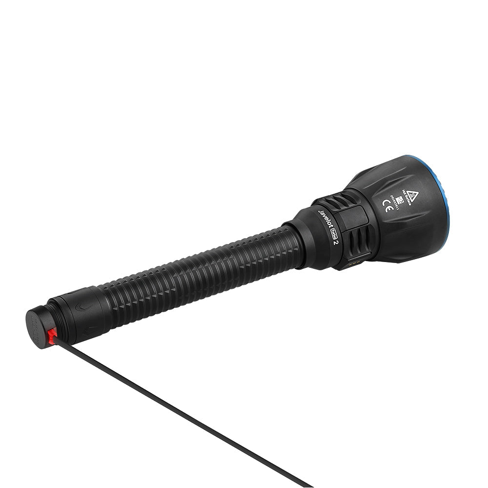 Olight Javelot Turbo 2 rear and charging detail
