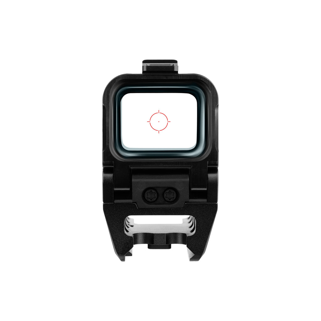 Olight OSIGHT R 2 MOA dot and 65 MOA circle reticle view