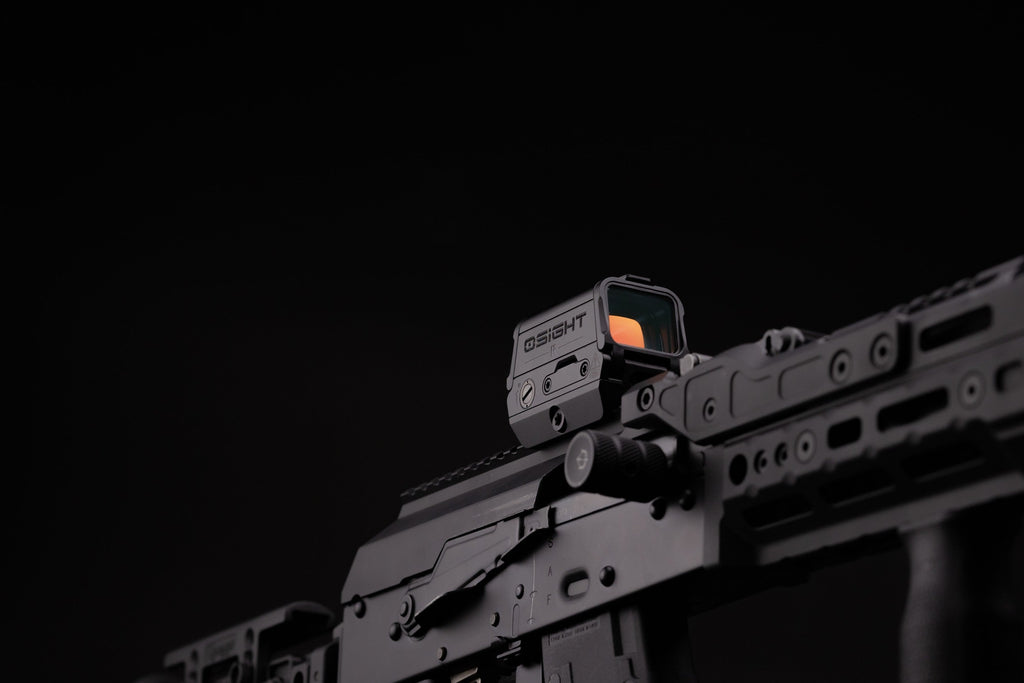 Olight OSIGHT R low-light angled product view