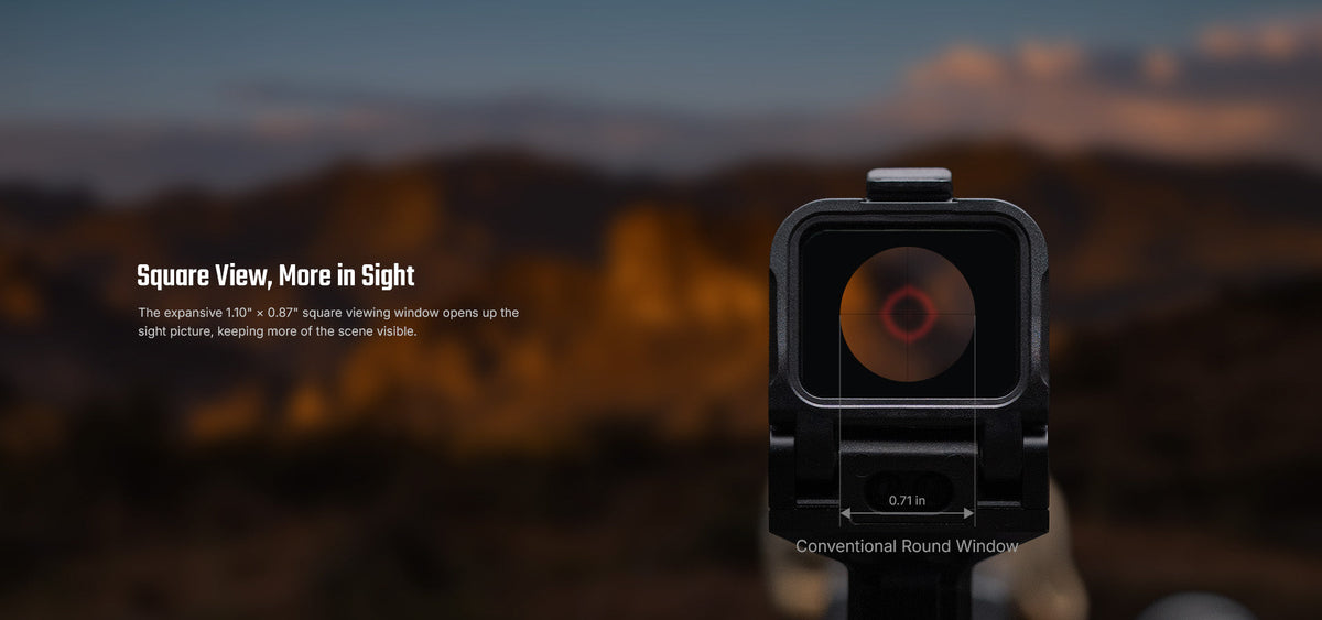Olight OSIGHT R large field of view feature