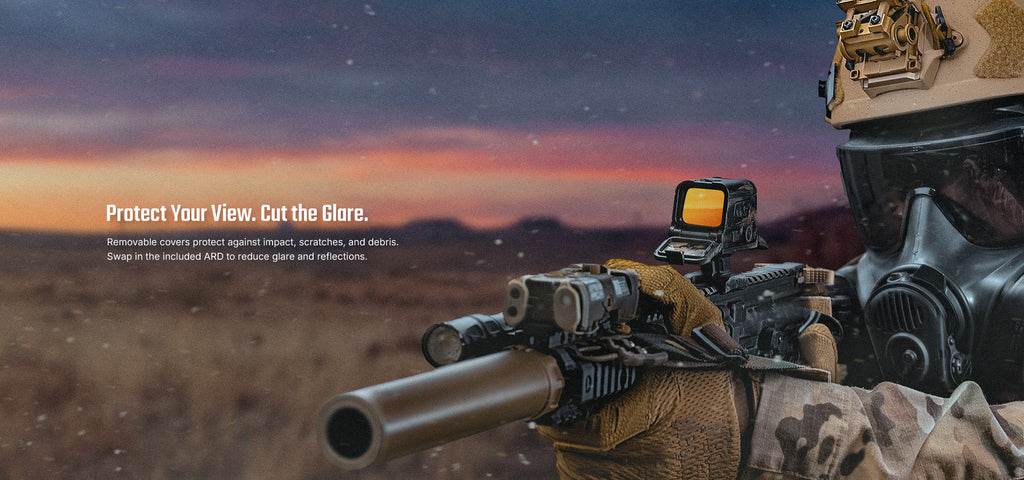 Olight OSIGHT R protective lens cover system with ARD compatibility