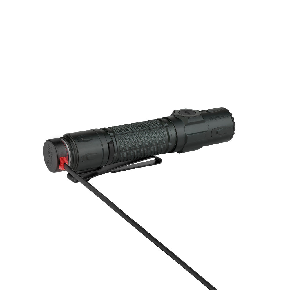 Olight Warrior Ultra Stealth Grey charging detail
