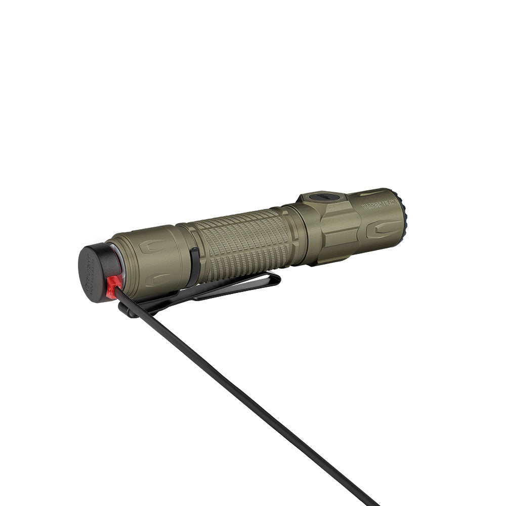Olight Warrior Ultra Olive Green charging detail