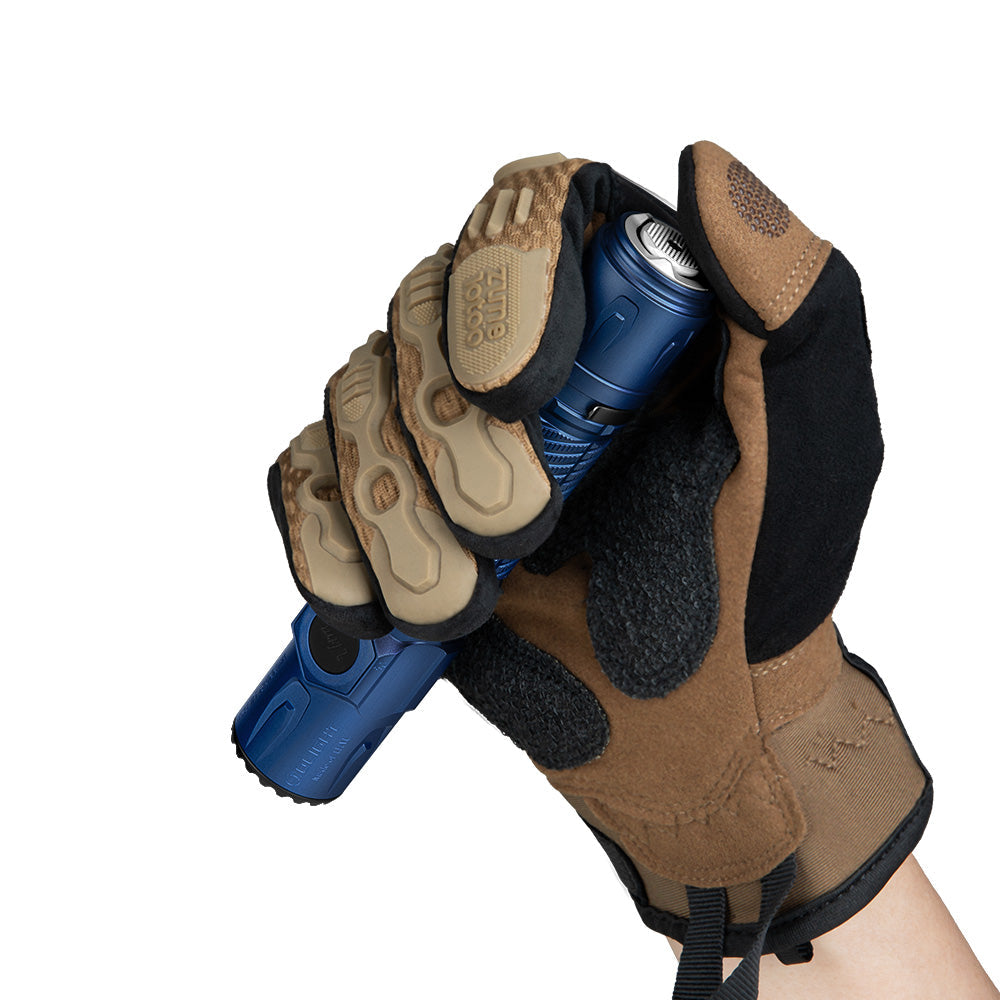 Olight Warrior Ultra Navy Blue handheld view