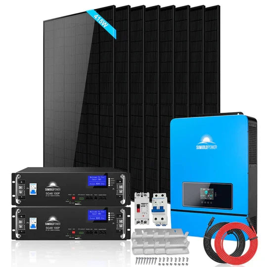 SunGoldPower SGR-8K10E 8kW off-grid solar kit