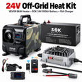 Elevation 24V heater system with VEVOR heater and SOK 24V battery