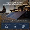 Renogy 400W lightweight portable solar suitcase RSP400LSC-G1-US