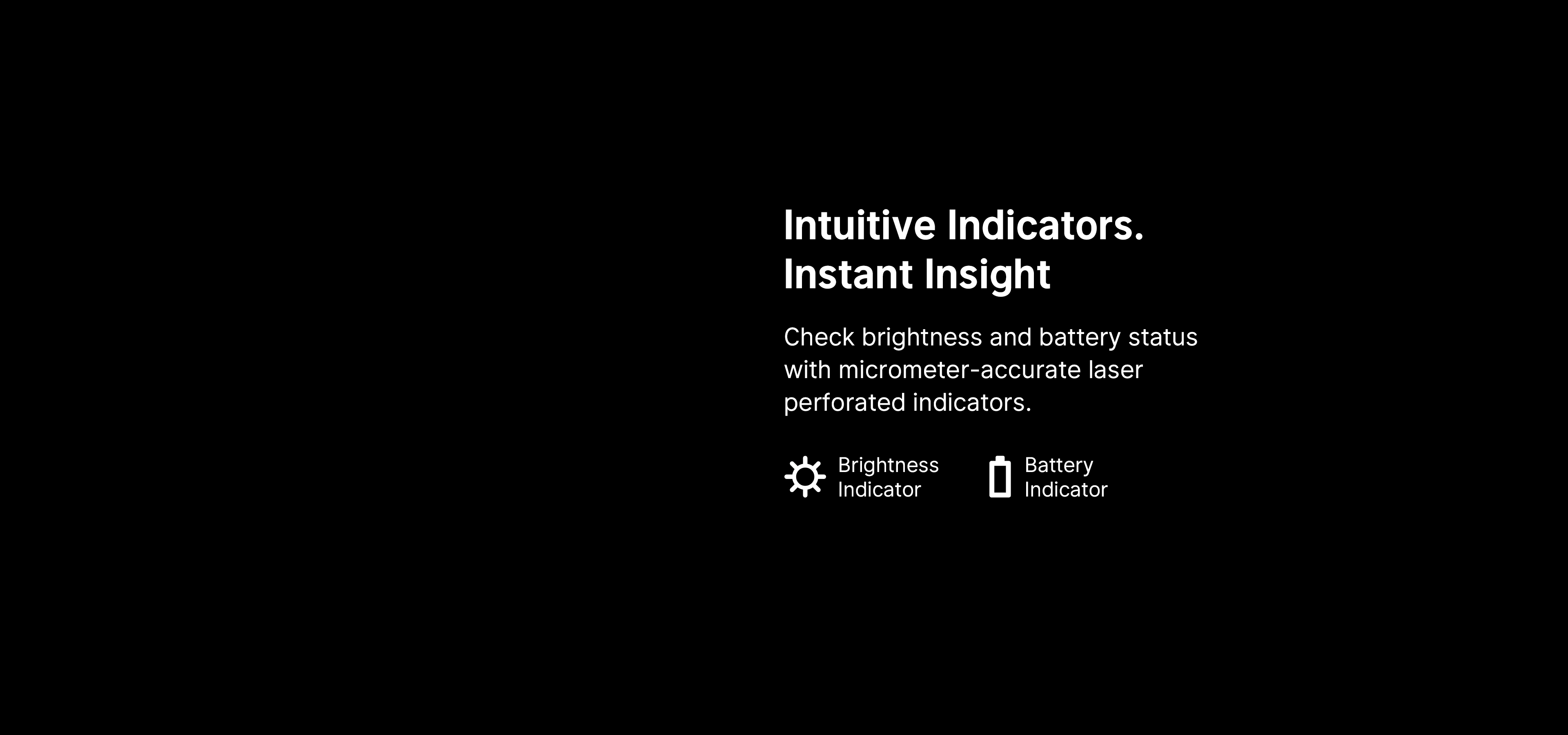 Olight Baton 4 interactive brightness and battery indicators
