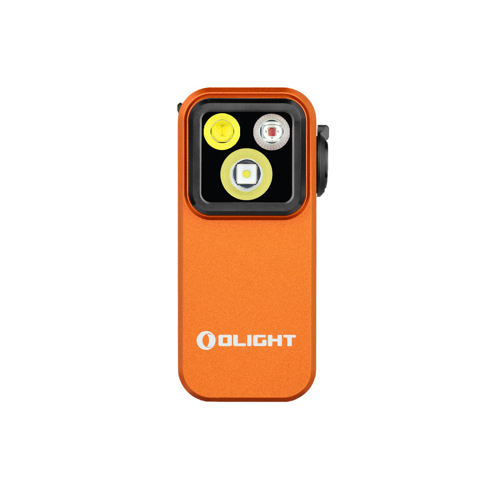 Olight Oclip 2 Pro in Orange on white background