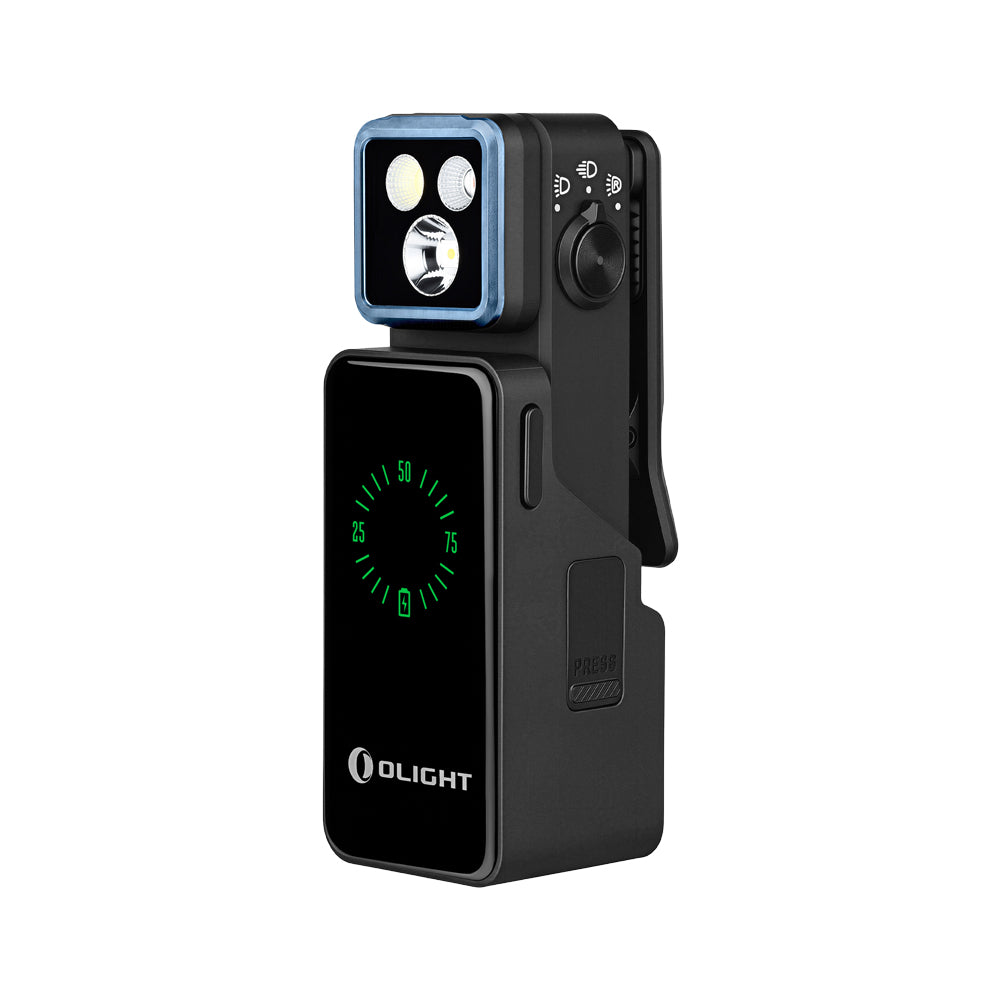 Olight Oclip 2 Pro Premium Black with Mobile Charging Dock