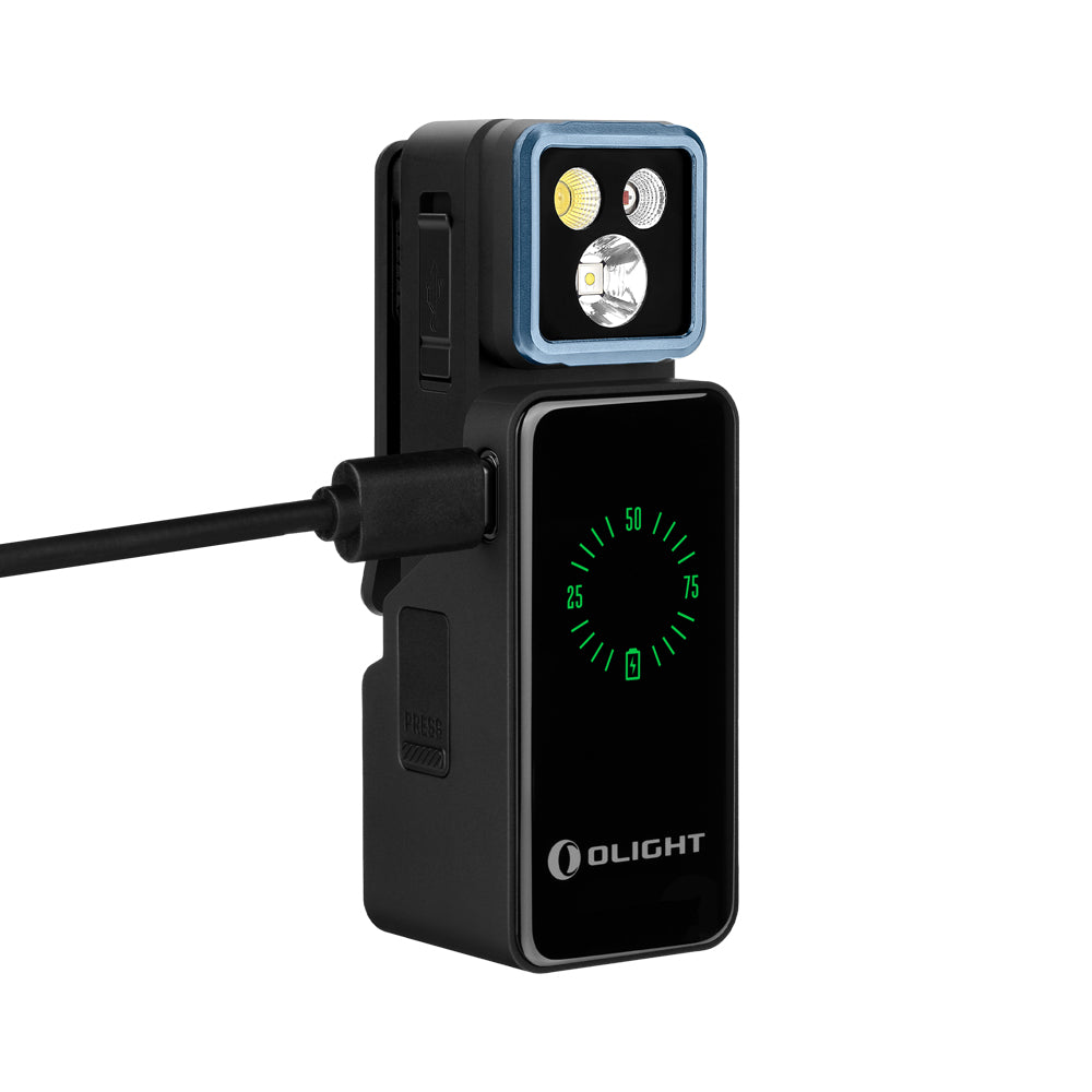 Olight Oclip 2 Pro Premium Black with Mobile Charging Dock alternate view