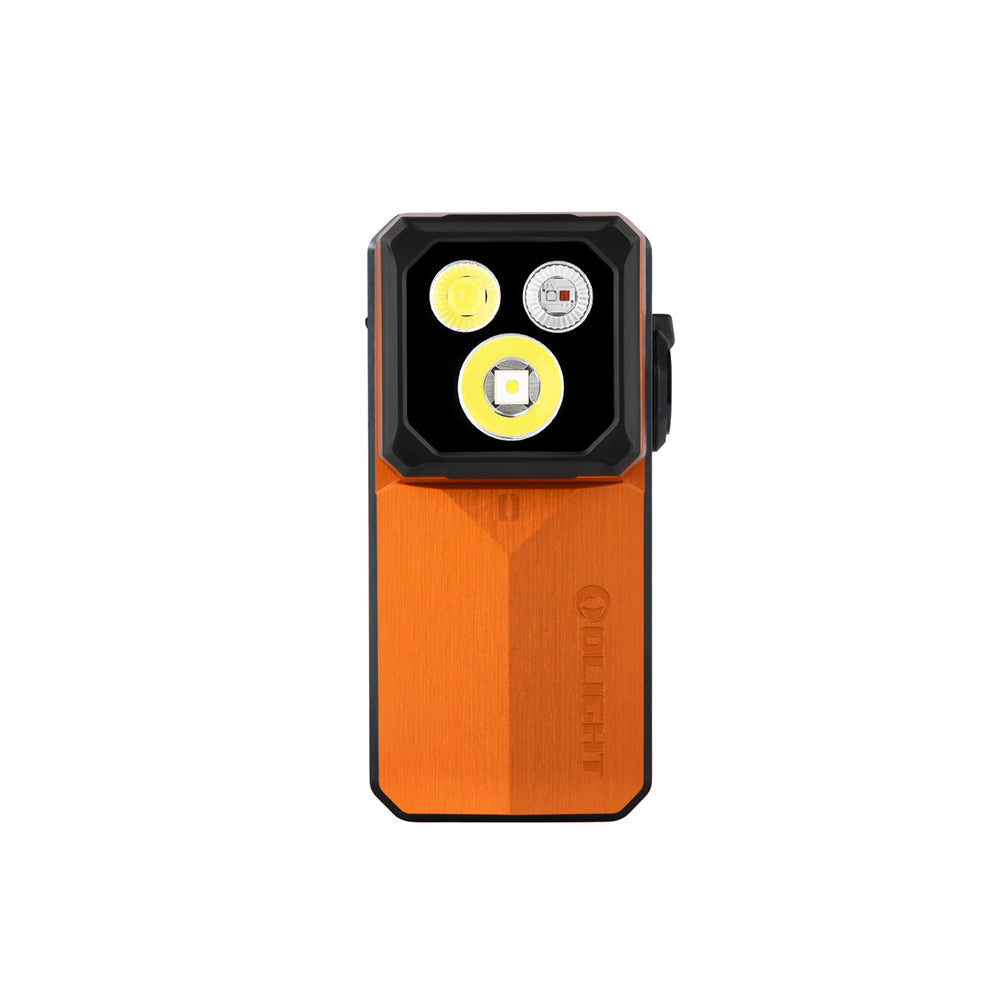 Olight Oclip 2 Ultra Amber Orange official product view