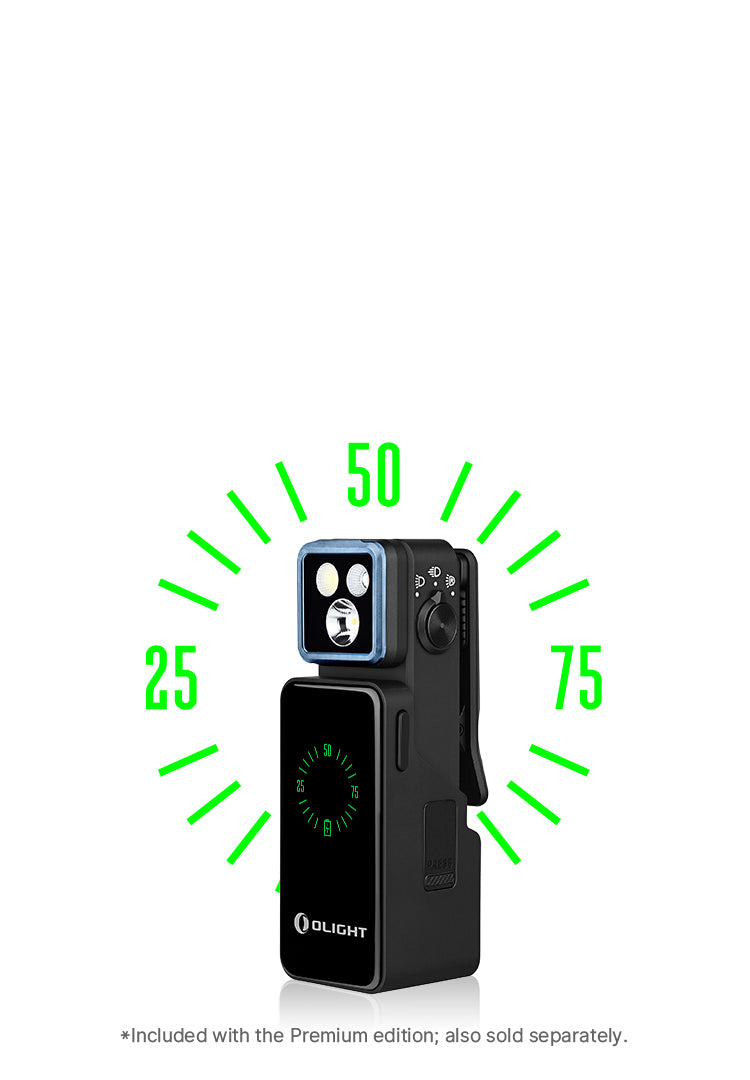 Olight Oclip 2 Ultra vertical product feature image