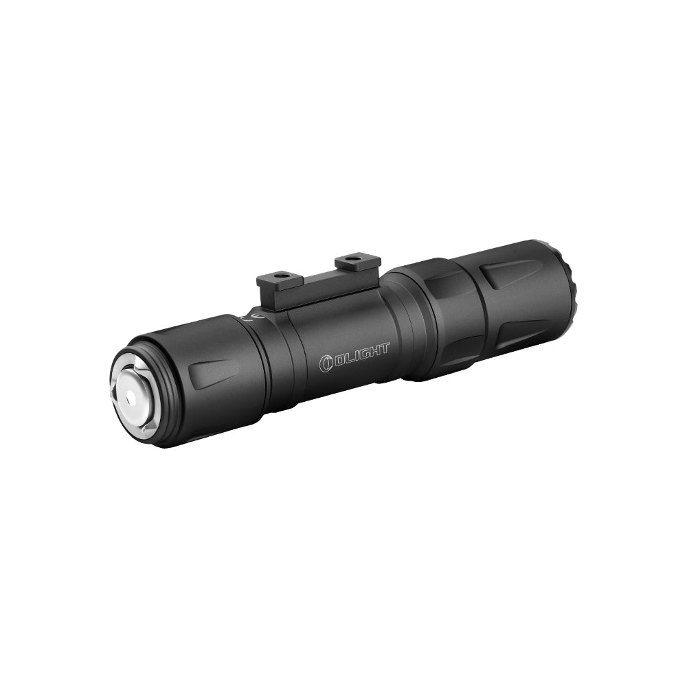 Olight Odin S M-LOK Matte Black body and mounting detail