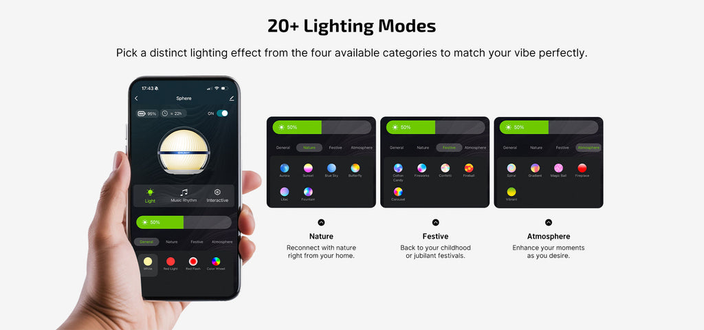 Olight Sphere ambient light lifestyle view