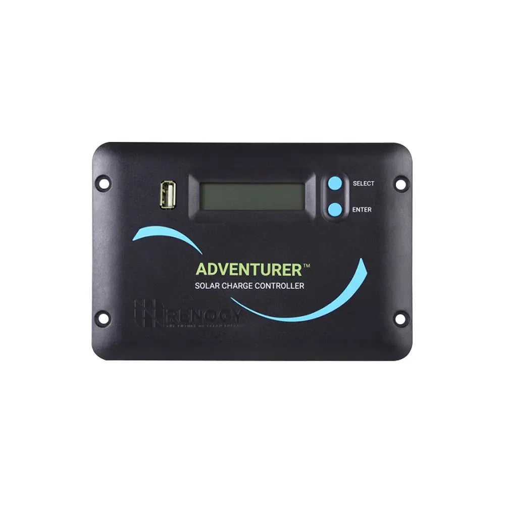 Renogy Adventurer Li 30A PWM Flush Mount Charge Controller with LCD Display