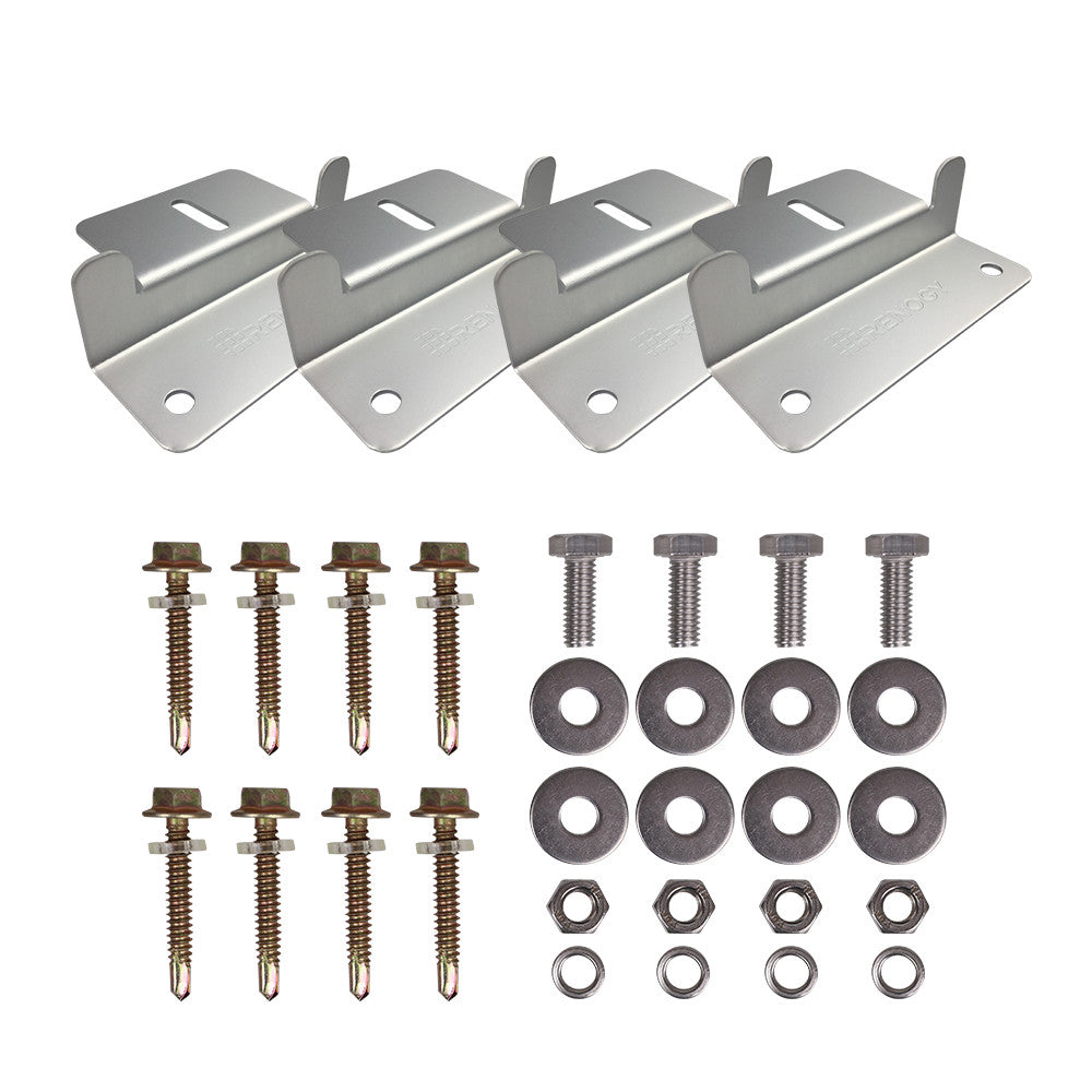 Renogy Solar Panel Mounting Z Brackets — Set of 4