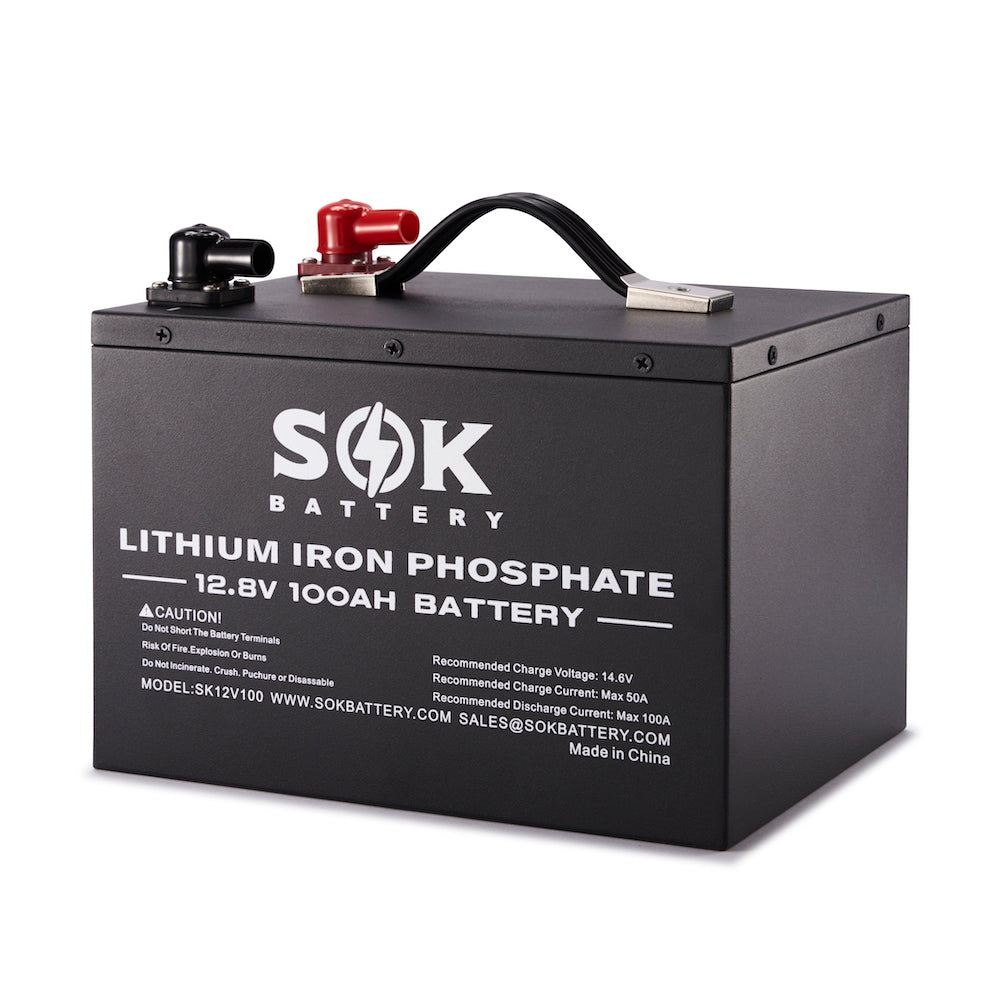 SOK 12V 100Ah heated LiFePO4 battery — SK12V100H