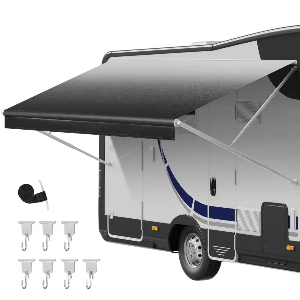 VEVOR RV Awning Fabric Replacement, 16' (Fabric 15'2") 18 oz Heavy-Duty Weatherproof Vinyl Camper Awning Replacement