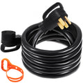 VEVOR 25 FT 50Amp RV Extension Cord NEMA N14-50P to N14-50R, 125 / 250V Heavy Duty STW 6/3+ 8/1 RV Power Cord