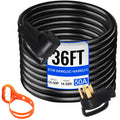 VEVOR 36 FT 50 Amp RV Extension Cord NEMA 14-50P to 14-50R