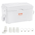 VEVOR Macerator Pump, 350W, 6000 L/h Flow, 23 ft/7 m Head, Macerator Sewerage Sump Pump with 3 Water Inlets for Basement, Kitchen