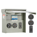 VEVOR Temporary Power Outlet Panel, 20 30 50 Amp, RV EV Electrical Outlet Panel