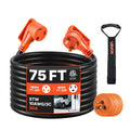 VEVOR 75 FT RV Extension Cord, 30 Amp, 125V 2500W Heavy Duty STW 10/3 Gauge Wire, NEMA TT-30P Male NEMA TT-30R Female Plug