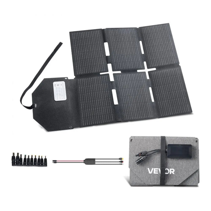 VEVOR 60W Foldable Solar Panel — 24% N-Type