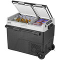 VEVOR 58L dual-zone 12V portable refrigerator