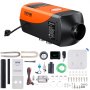 VEVOR 2kW diesel air heater included in the Elevation Compact 12V Heat Kit